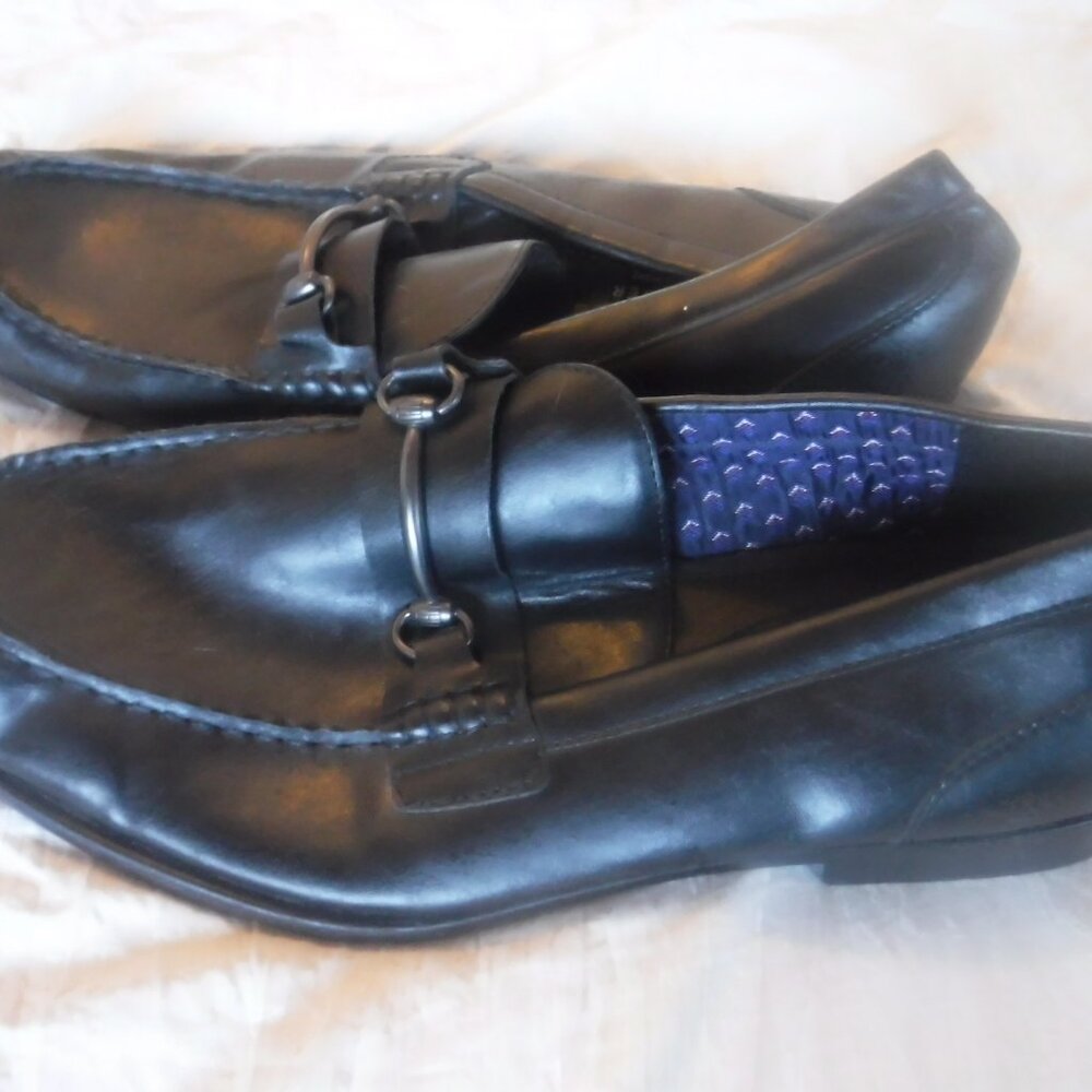 Tommy Hilfiger Mens Black Slip On Shoes Mens Size 13
